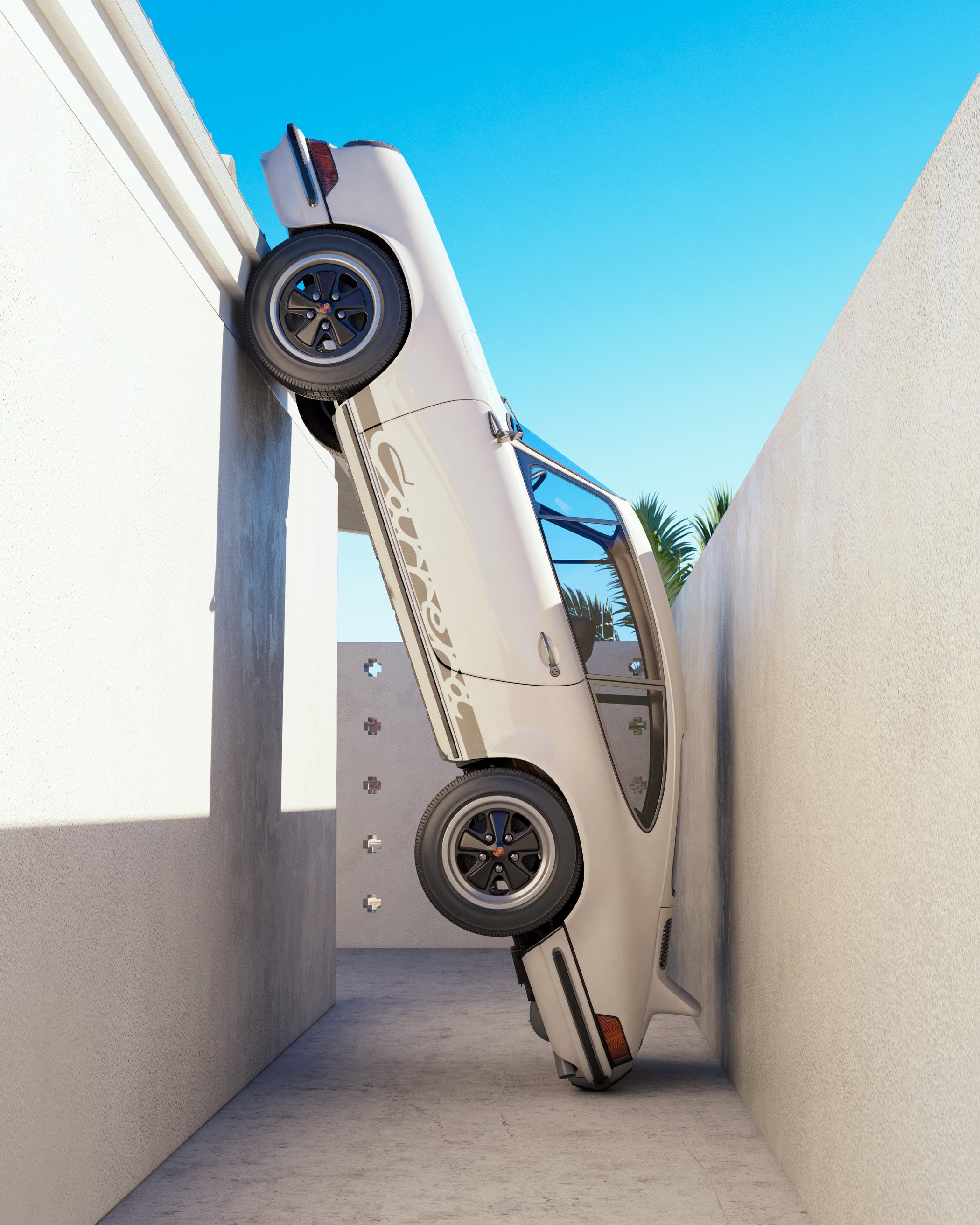 One White Porsche
